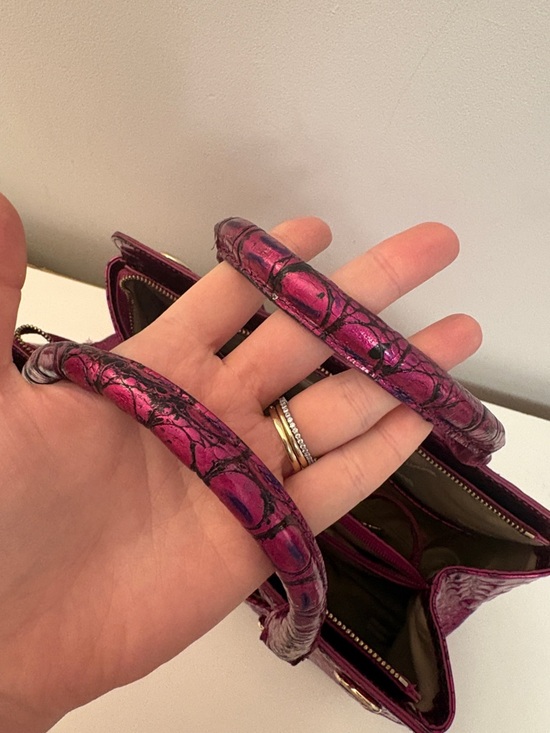 Brahmin Finley High-Voltage Satchel Bag - Picture 17 of 17